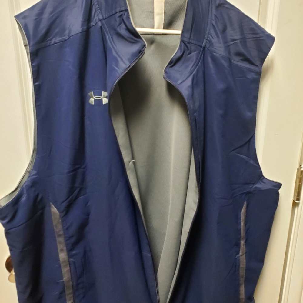 Under Armour sleevless jacket.